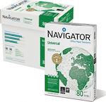 Navigator Universal Χαρτί Εκτύπωσης A4 80gr/m² 5x500 φύλλα