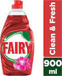 Fairy Clean & Fresh Washing-Up Liquid with Fragrance Floral 1x900ml