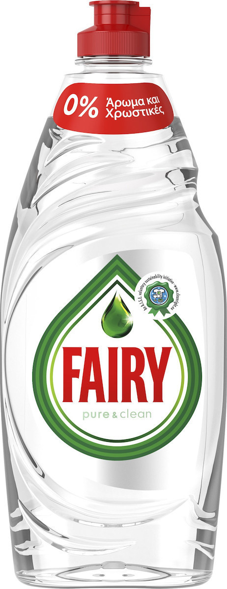 Fairy Υγρό Πιάτων Pure & Clean 654ml - Skroutz.gr