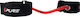 Pure2Improve Lateral Trainer Widerstandsbänder Gymtube mit Griffen Rot 0.41m