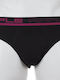 Apple Boxer Herren Slips Black / Pink 1Packung