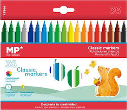 Madrid Papel Classic Markers Σετ 36 χρώματα