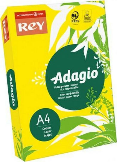 Rey Adagio 66 Έντονο Κίτρινο 160gr/m² A4 250 φύλλα