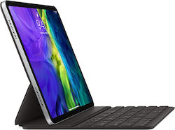 Apple Smart Keyboard Folio Флип капак Пластмаса с Клавиатура Английски език САЩ Черно (iPad Pro 2020 11" - iPad Pro 2020 11") MXNK2LL/A MXNK2LB/A
