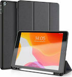 Dux Ducis Domo Flip Cover Silicone / Synthetic Leather Black (iPad 2019/2020/2021 10.2'') 101118657B