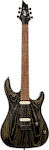 Cort KX 300 Etched Ηλεκτρική Κιθάρα 6 Χορδών με Ταστιέρα Pau Ferro και Σχήμα ST Style Black Gold