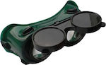 Welding Glasses with Flip Front Green