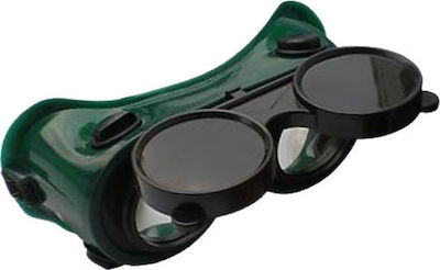 Welding Glasses with Flip Front Green