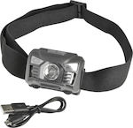 Heitech Rechargeable Headlamp LED with Maximum Brightness 140lm Embedded