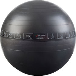 Pure2Improve Pilates Ball 65cm 0.6kg Black