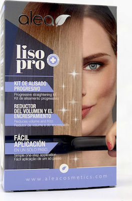 Alea Liso Pro Straightening Haarpflegeset mit Keratin für Glättung mit Serum 3Stück