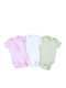 Dreams by Joyce Σετ Κορμάκια White Green Pink 3τμχ