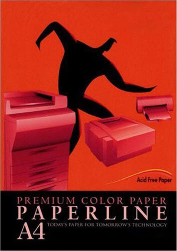 Paperline Color Paper Druckpapier A4 80gr/m² 1x500 Blätter Rot