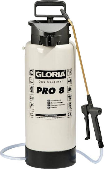 Gloria Profiline Pro 8 Пръскачка под налягане Чанта за ръка с Капацитет 8лт 3бар