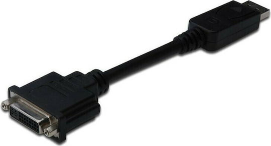 Digitus Μετατροπέας DisplayPort male σε DVI-I female 1τμχ AK-340409-001-S