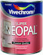 Vivechrom Super Neopal Plastik Farbe für Innenbereich Verwendung Κόκκινο 750ml