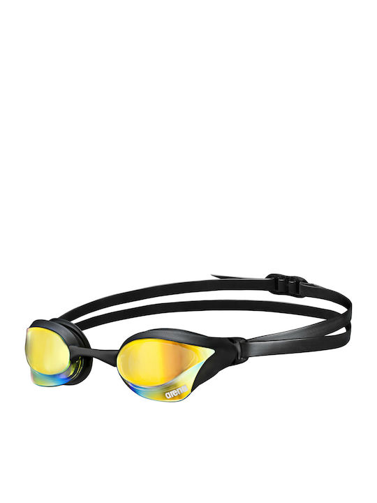 Arena Cobra Core Swimming Goggles Adults with Anti-Fog Lenses Yellow