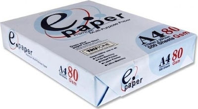 E-Paper Druckpapier A4 80gr/m² 1x500 Blätter Weiß