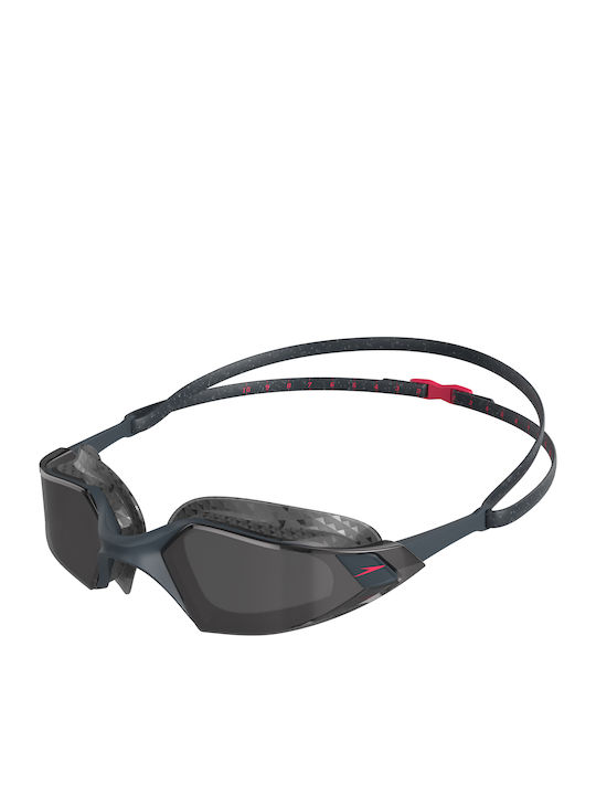 Speedo Aquapulse Pro Swimming Goggles Adults with Anti-fog Lenses Gray