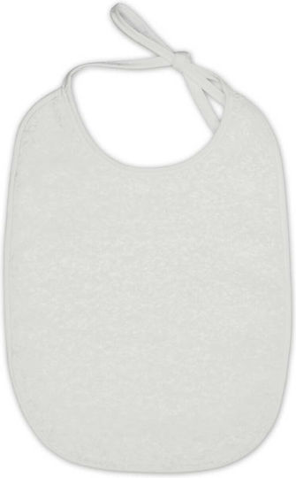 Lorelli Double-Faced Waterproof Bib Fabric with Lace Band White 10pcs