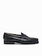 Classic Dan Men's Leather Loafers Black