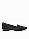 Jana Leather Pointy Ballerinas Black