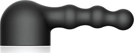 Bodywand Silicone Pleasure Beads Attachment Vibrator Head 8cm Black