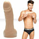 Fleshlight Allen King Dildo Glass Dildo with Scrotum Flesh 18cm
