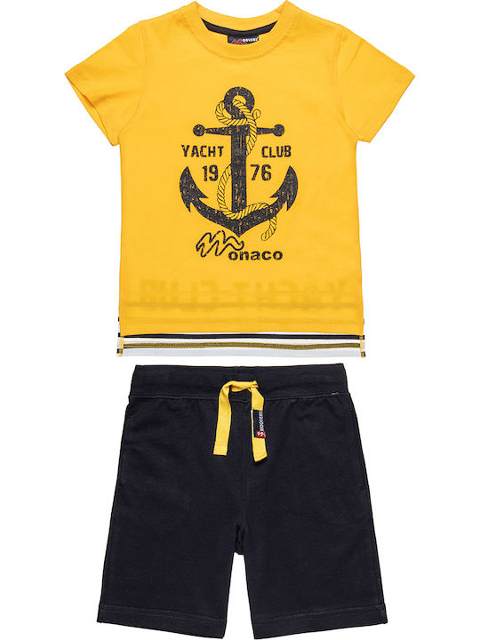 Alouette Kids Set with Shorts Summer 2pcs Yellow