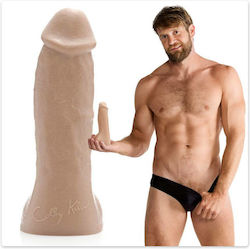 Fleshlight Colby Keller Dildo Realistic Dildo with Scrotum Flesh 19cm