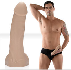 Fleshlight Ryan Driller Dildo Glass Dildo Flesh 21cm