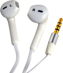 Carpoint 0517004 Earbuds Handsfree με Βύσμα 3.5mm Λευκό