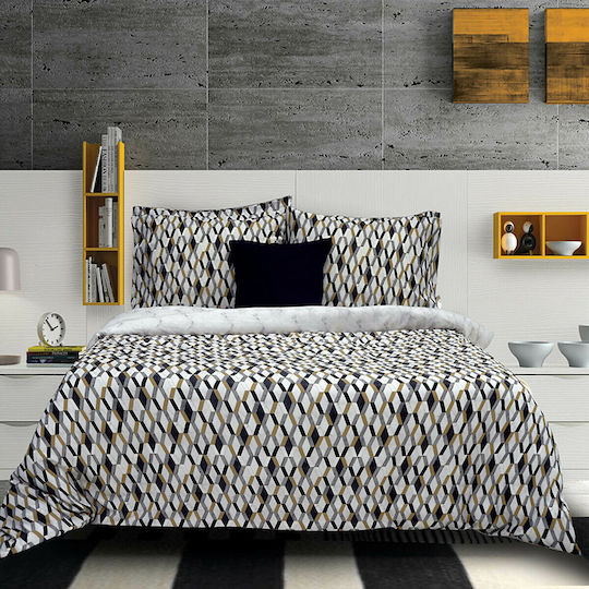 SB Home Set Cearșafuri Single 170x260cm. Denise Aur 3buc