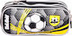 KalGav Soccer Pencil Case with 2 Compartments Yellow