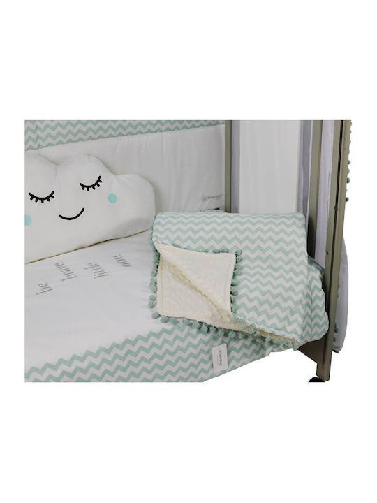 Bebe Stars Wickeltuch Für Kinderzimmer Pom-Pom 90x90cm