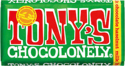 Tony's Chocolonely Chocolate Milk Hazelnut 180gr 1pcs