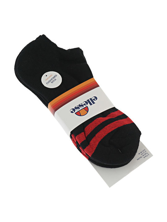 Ellesse Melna Șosete Sportive Multicolor 3 perechi