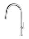 Ottone Meloda Kitchen Faucet Counter with Pull-Out Spray Chrome