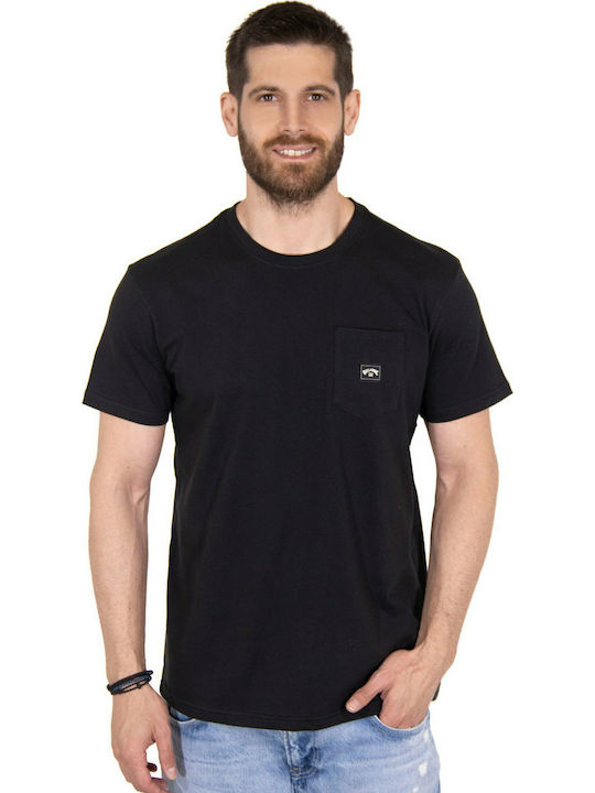 Billabong T-shirt Bărbătesc cu Mânecă Scurtă Negru