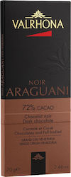 Valrhona Araguani Schokolade Dunkelheit mit 72% Kakao 70gr 1Stück