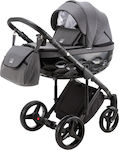 Adamex Chantal Adjustable 3 in 1 Baby Stroller Suitable for Newborn Gray