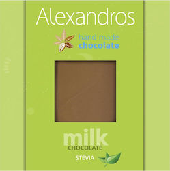 Alexandros Ciocolata Lapte Stevia cu Stevia 90gr