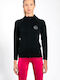 Runner 17-18130 Damen Sweatshirt Strickjacke mit Kapuze Schwarz