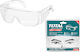 Total Safety Glasses for Protection with Transparent Lenses 1pcs