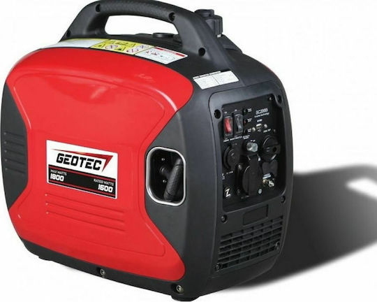 Geotec Gti 2000 Silent Generator Suitcase Inverter Gasoline Four-stroke with Maximum Power 2kVA