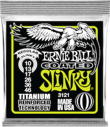 Ernie Ball Slinky Coated Titanium RPS P03121 Χορδές 10 - 46" Ηλεκτρικής Κιθάρας Ernie Ball Slinky Coated Titanium RPS P03121 Χορδές 10 - 46" Ηλεκτρικής Κιθάρας