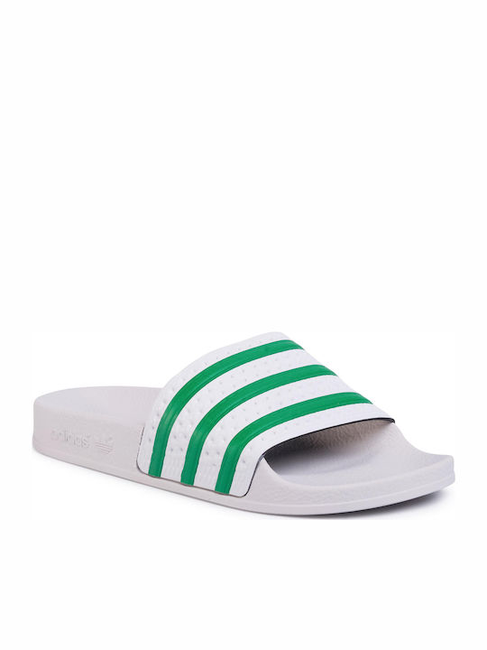 Adidas Adilette Slides Dash Grey / Green