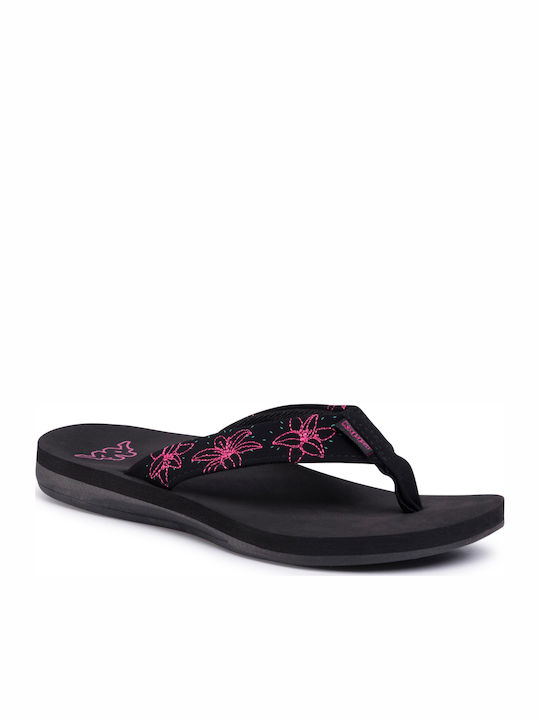 Lagoon Frauen Flip Flops in Schwarz Farbe