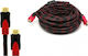 HDMI 1.4 High Speed 1080p 120Hz Braided Cable HDMI Male - HDMI Male Length 30m Red