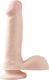 Basix Rubber Works Glass Dildo with Balls and S...